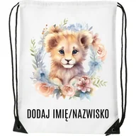 Worki na buty - Worek na buty z imieniem do przedszkola szkoły WOREKF - miniaturka - grafika 1