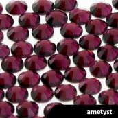 Ozdoby do paznokci - Cyrkonie do paznokci szklane SS10 Ametyst 50 szt - miniaturka - grafika 1