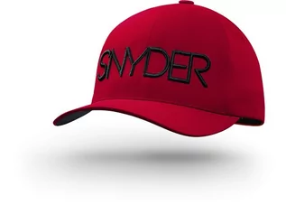 Czapki męskie - Czapka golfowa SNYDER Delta Red L/XL, YUPOONG, FLEXFIT - grafika 1