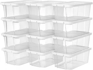 Zestaw 12 pojemników na buty organizer na drobiazgi - Pudła i pojemniki do przechowywania - miniaturka - grafika 1