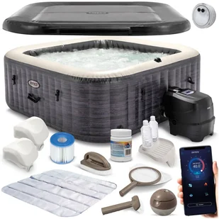 INTEX Dmuchane SPA z hydromasażem 4 osobowe 28450 - Baseny ogrodowe - miniaturka - grafika 1