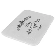 Dywaniki łazienkowe - Dywanik NICEA 40 x 60 cm biały - miniaturka - grafika 1