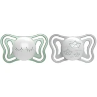 Smoczki uspokajające - 156412 SMOCZEK PHYSIO LIGHT SILIKONOWY 16-36 2SZT LUMI - miniaturka - grafika 1