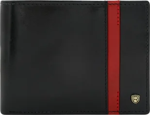 Rovicky Skórzany męski portfel Rovicky N01-RVTP RFID NoSize - Portfele - miniaturka - grafika 1