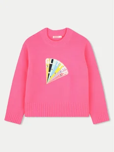 Billieblush Sweter U20462 Różowy Regular Fit - Swetry dla chłopców - miniaturka - grafika 1