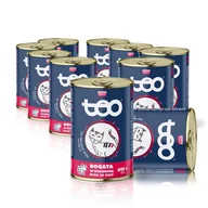 Mokra karma dla kotów - Karma mokra dla kota TEO bogata w wołowinę 10 x 415 g - miniaturka - grafika 1
