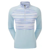 Golf - Damska bluza golfowa Footjoy Half-Zip Jersey Watercolour Midlayer Ladies sky - miniaturka - grafika 1