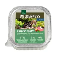 Mokra karma dla kotów - REAL NATURE WILDERNESS Adult 16 x 100 g Ranger's Forest Dzik z kaczką, królikiem i jeleniną - miniaturka - grafika 1