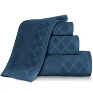 Ręczniki - Ręcznik 50 x 90 Bawełna Silky 500g/m2 Granatowy - miniaturka - grafika 1