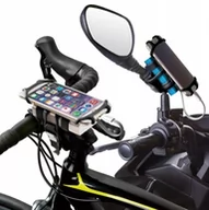 Akcesoria rowerowe - Zestaw Uchwyt Na Rower telefon powerbank kabel Gps - miniaturka - grafika 1