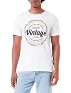 Koszulki męskie - Blend Męski T-shirt 20714811, 110602/śnieżnobiały, L - miniaturka - grafika 1