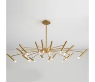 Lampy sufitowe - Redo 01-2776 - Żyrandol RAYEN 16xG9/10W/230V brąz - miniaturka - grafika 1