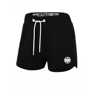 Szorty damskie Pit Bull French Terry 330 Florida '24 - Czarne L - Odzież taktyczna i umundurowanie - miniaturka - grafika 1