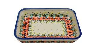 Ceramiczne naczynie do zapiekania małe Ceramika Bolesławiec - Brytfanny - miniaturka - grafika 1