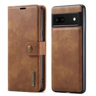 Etui i futerały do telefonów - Dla Google Pixel 7 DG. MING Crazy Horse Texture Odpinane magnetyczne skórzane etui na telefon Brown - miniaturka - grafika 1