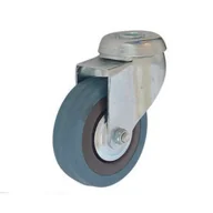 Meble modułowe i akcesoria - Zestaw jezdny z kołem Ø50 mm / 40 kg otwór centralny ANDPOL - miniaturka - grafika 1