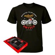 Maskotki i pluszaki - KOSZULKA MOTOCYKL TO STAN UMYSŁU CZARNA XL - miniaturka - grafika 1