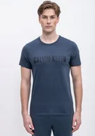 Koszulki męskie - CALVIN KLEIN PROSTY T-SHIRT MĘSKI GRANATOWY L 2A3F3 TIA - miniaturka - grafika 1