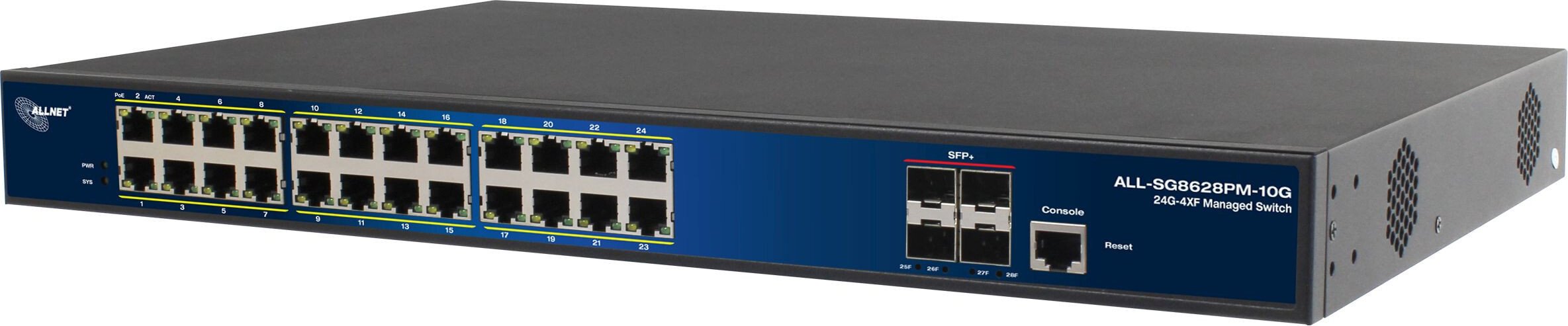 24+4P Allnet ALL-SG8628PM-10G M POE+
