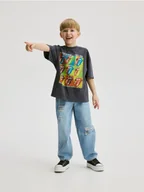 Koszulki dla chłopców - Reserved - T-shirt The Rolling Stones - ciemnoszary - miniaturka - grafika 1