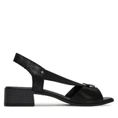 Sandały damskie - Sandały Go Soft RST-6088-05 Czarny - miniaturka - grafika 1