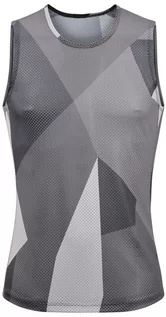 Koszulki sportowe męskie - Cube Cube Koszulka bazowa NS Mesh Mężczyźni, szary/biały XS 2021 Bezrękawniki 107590082-XS - grafika 1