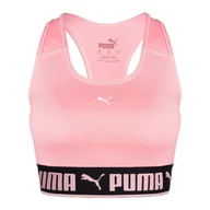 Bielizna sportowa damska - Stanik fitness cardio PUMA Mid Impact Puma Strong PM - miniaturka - grafika 1