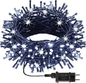 Oświetlenie świąteczne - Lampki choinkowe Springos Lampki choinkowe 1000 led zimny biały + flash 50m oświetlenie świąteczne IP44 UNIWERSALNY - miniaturka - grafika 1