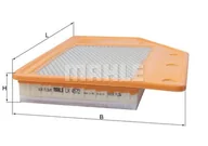 Filtry powietrza - Filtr powietrza Mahle LX 4572 - miniaturka - grafika 1