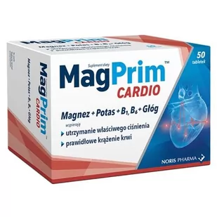 NORIS PHARMA MagPrim Cardio x 50 tabletek powlekanych - Serce i układ krążenia - miniaturka - grafika 1