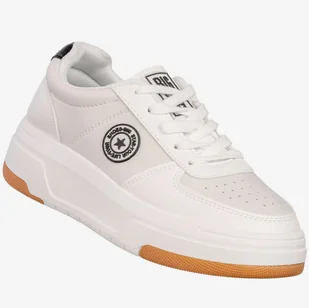Sneakersy Damskie BIG STAR Ekoskóra Buty Sportowe Półbuty Białe RR274572 Biały 40 - Sneakersy damskie Sneakersy Damskie BIG STAR Ekoskóra Buty Sportowe Półbuty Białe RR274572 Biały 40 - Sneakersy damskie - miniaturka - grafika 1