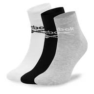 Skarpetki męskie - Zestaw 3 par wysokich skarpet unisex Reebok R0429-SS24 (3-pack) Kolorowy - miniaturka - grafika 1