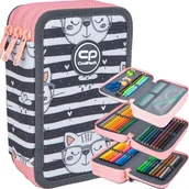 Piórniki - Piórnik z wyposażeniem Coolpack Jumper 3 Catnip KOTY - miniaturka - grafika 1