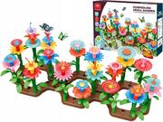 Zabawki konstrukcyjne - Kwiaty Kwiatki Ogród Ogródek Kreatywny Klocki 148 - miniaturka - grafika 1