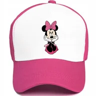 Czapki i chusty sportowe męskie - Czapka Różowa Daszek Na Wiosnę Lato MINNIE Wzory - miniaturka - grafika 1
