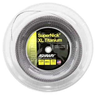 Naciąg do squasha Ashaway  SuperNick XL Ti 1,25 mm -  110 m - Squash - miniaturka - grafika 1
