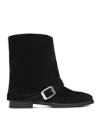 Botki damskie - G-Star Raw Botki EO-UMIT-LT24198D-601 Czarny - miniaturka - grafika 1