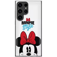 Etui i futerały do telefonów - Etui Minnie 027 Disney Nadruk pełny Biały Producent: Samsung, Model: S23 ULTRA - miniaturka - grafika 1