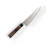 Noże kuchenne - Suncraft Nóż kuchenny Suncraft SENZO BLACK Santoku small 143 mm - miniaturka - grafika 1