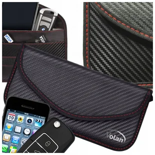 KLATKA FARADAYA ETUI NA TELEFON KLUCZ BLOKADA CZARNE - Etui na klucze - miniaturka - grafika 1