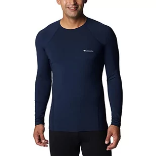 Columbia Męska średnio elastyczna bluzka z długim rękawem, Collegiate Navy, M - Koszulki męskie - miniaturka - grafika 1