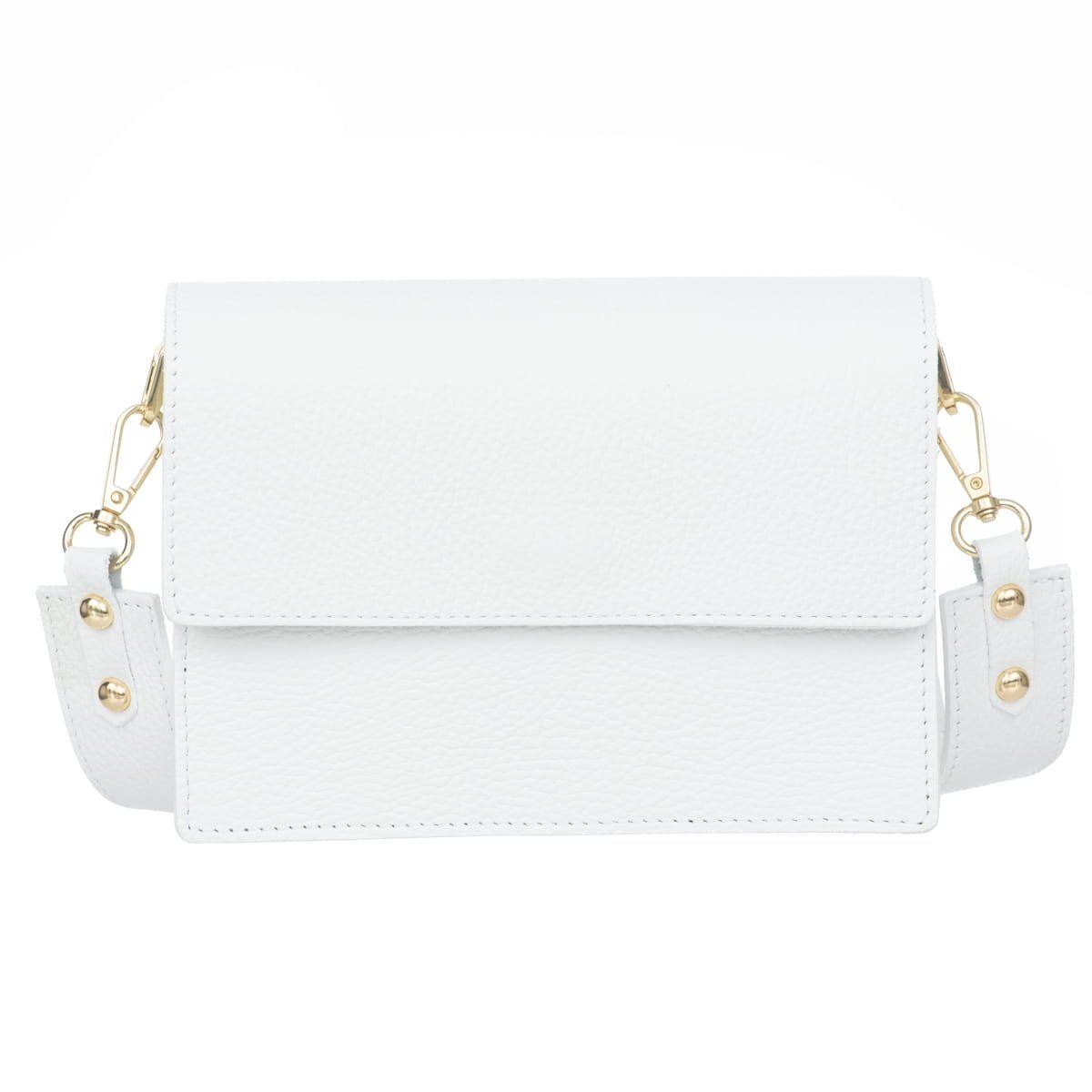 Mała Torebka Skórzana Vezze Frena Biała
