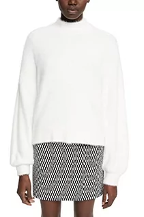 Swetry damskie - edc by ESPRIT Damski sweter 112CC1I304, 110/OFF biały, rozmiar XL (DE) - grafika 1