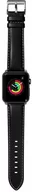 Akcesoria do smartwatchy - Apple Brak Laut Oxford Watch Strap - Pasek z prawdziwej skóry do Watch 42/44 mm (Noir) LAUT_AWL_OX_BK - miniaturka - grafika 1