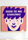 Obrazy i zdjęcia - Plakat adhd - miniaturka - grafika 1