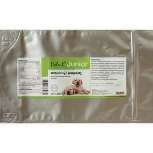 Dolfos Dolvit Junior proszek 1kg - Suplementy i witaminy dla psów - miniaturka - grafika 1