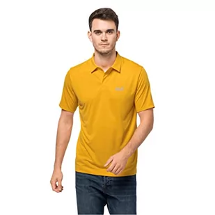 Jack Wolfskin Męska koszulka polo Pack & Go M, Burly Yellow Xt, L (2 sztuki), Burly Yellow Xt, L - Koszulki męskie - miniaturka - grafika 1
