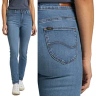 Spodnie damskie - Lee SCARLETT HIGH Light Worn WYGODNY DżINS RURKI WYSOKI STAN W27 L33 - miniaturka - grafika 1