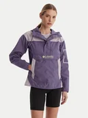 Odzież trekkingowa damska - Columbia Kurtka anorak Challenger™ II Windbreaker 2116592 Fioletowy Regular Fit - miniaturka - grafika 1