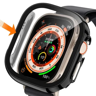 Obudowa ochronna z szkłem Alogy Protector Case 2w1 nakładka etui do Apple Watch Ultra 49mm Czarna - Akcesoria do smartwatchy - miniaturka - grafika 8